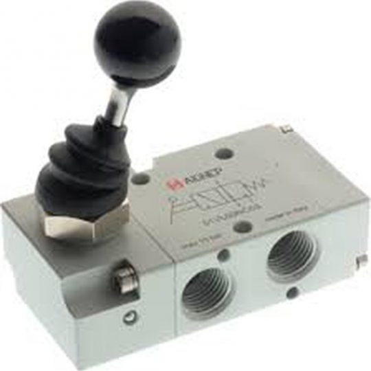 Válvula Palanca 3/2 1/4 2 pos. fijas