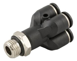 Y múltiple gir. cílindrica macho 4 sal. 4 1/4